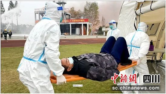演练现场。天博体育在线登录供图